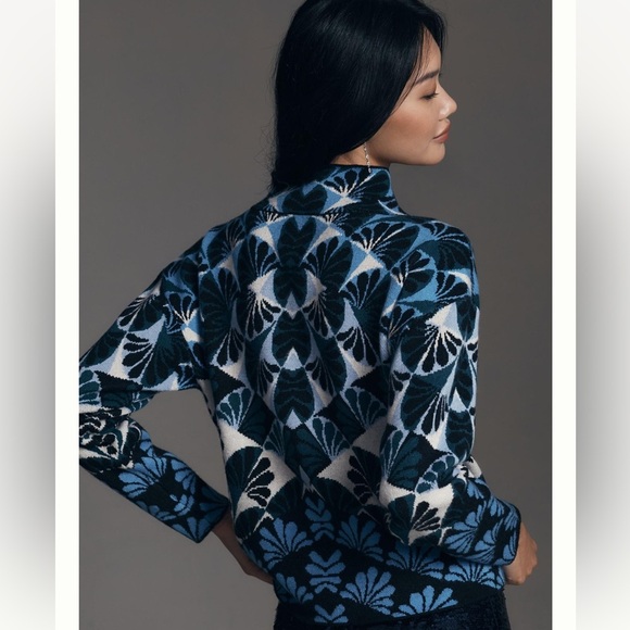 Anthropologie Carys Mock Neck Turtleneck Size Medium NWT - Picture 2 of 15